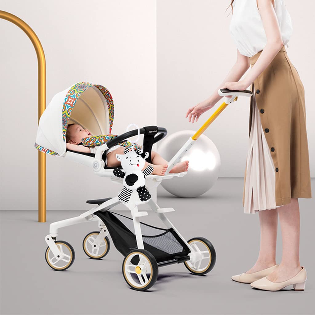PATPAT Baby Toy Rattle Toy Cartoon Stuffed Plush Toy Hanging Rattle Toys, Baby Bed Crib Car Seat Travel Stroller Soft Plush Toys with Sound, Best Birthday Gift for Newborn 0-18 Month PATPAT Baby Toy Rattle Toy Cartoon Stuffed Plush Toy Hanging Rattle Toys, Baby Bed Crib Car Seat Travel Stroller Soft Plush Toys with Sound, Best Birthday Gift for Newborn 0-18 Month